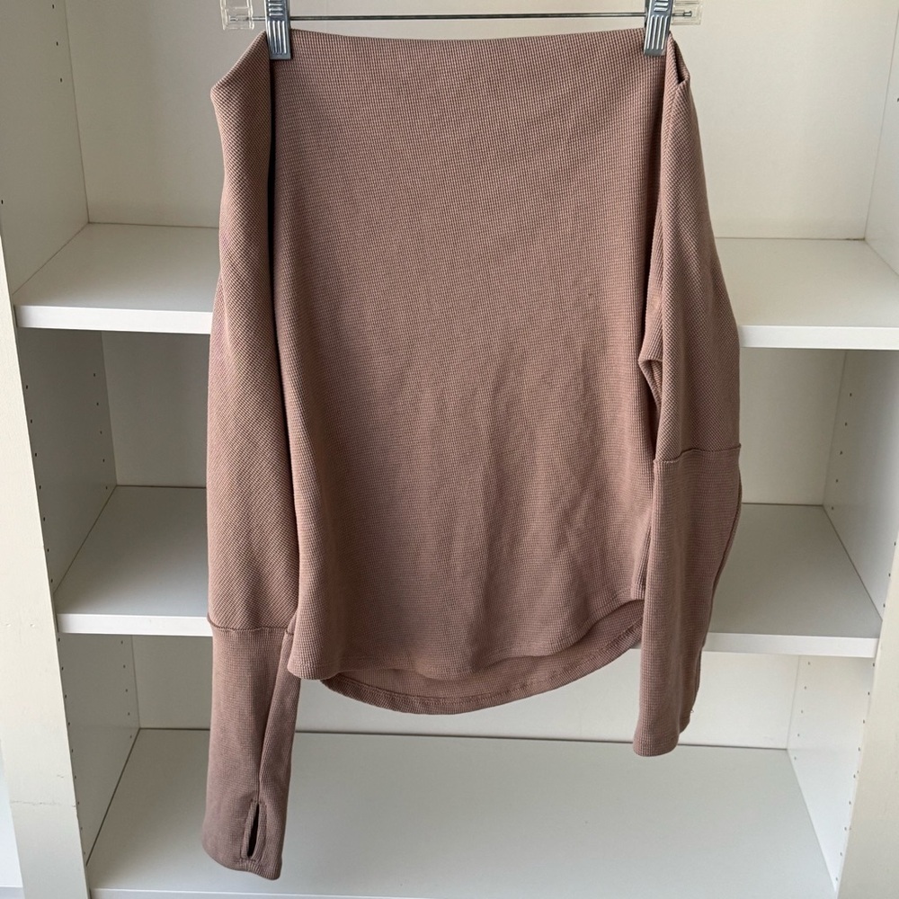 FREE PEOPLE Fuji Long Sleeve Waffle Knit Thermal Top - Picture 4 of 7